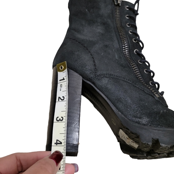 Steve Madden Black Anabelle Chunky Booties - Picture 10 of 11